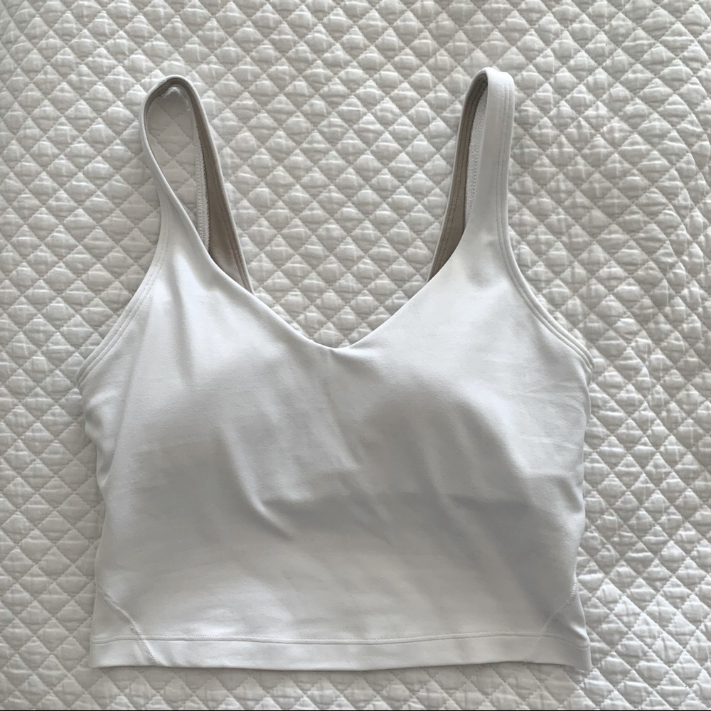 White Lululemon Align Tank